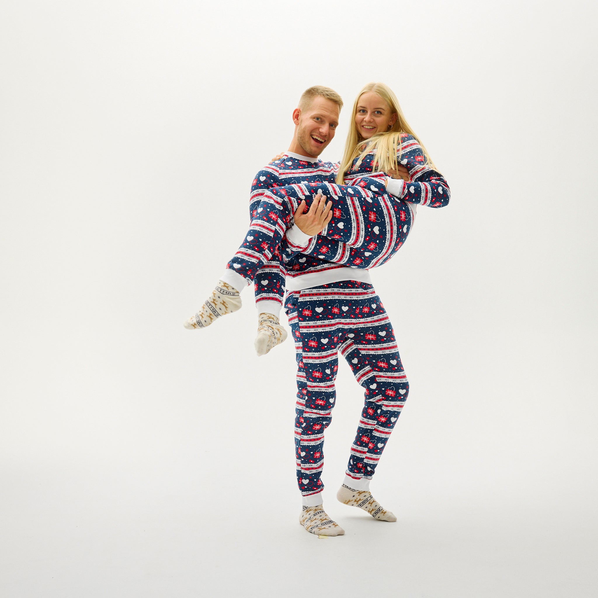 Valentines Sweatsuit Navy - Herr.